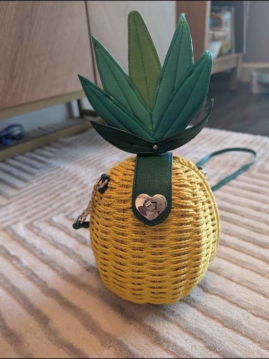 Betsey Johnson Handbags - Betsey Johnson Woven Pineapple Bag